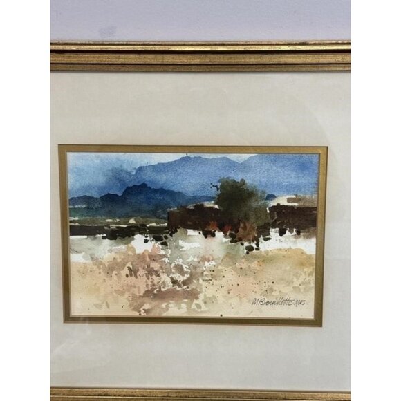 Maureen Brouillette Original Watercolour Painting – Fine Collectible Art Signed - Picture 2 of 8